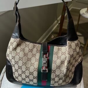 Vintage Gucci Jackie-O Dark Brown Hobo (purchased from Saks NY~2003)